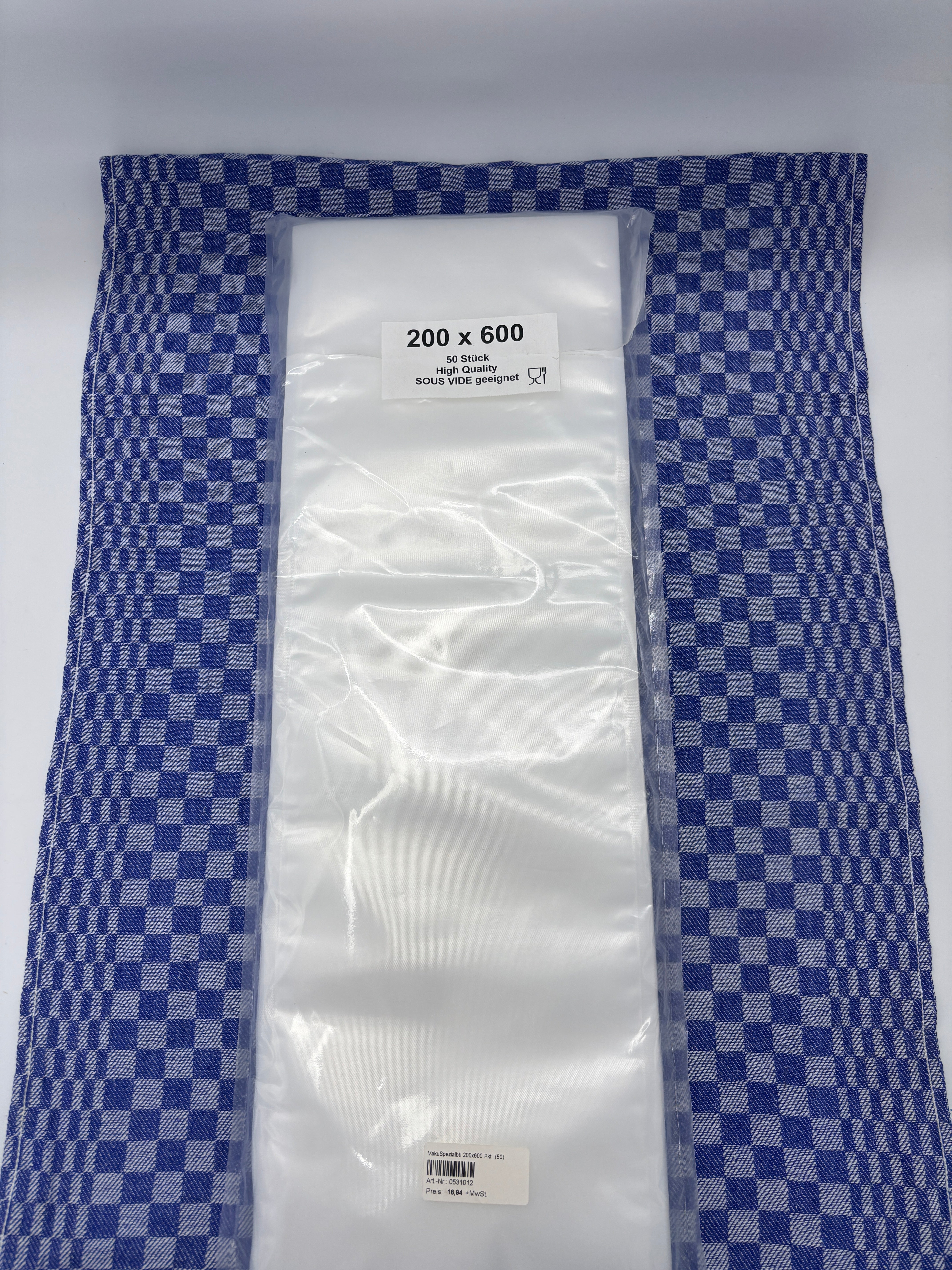 Strukturbeutel 90µ - 200x600