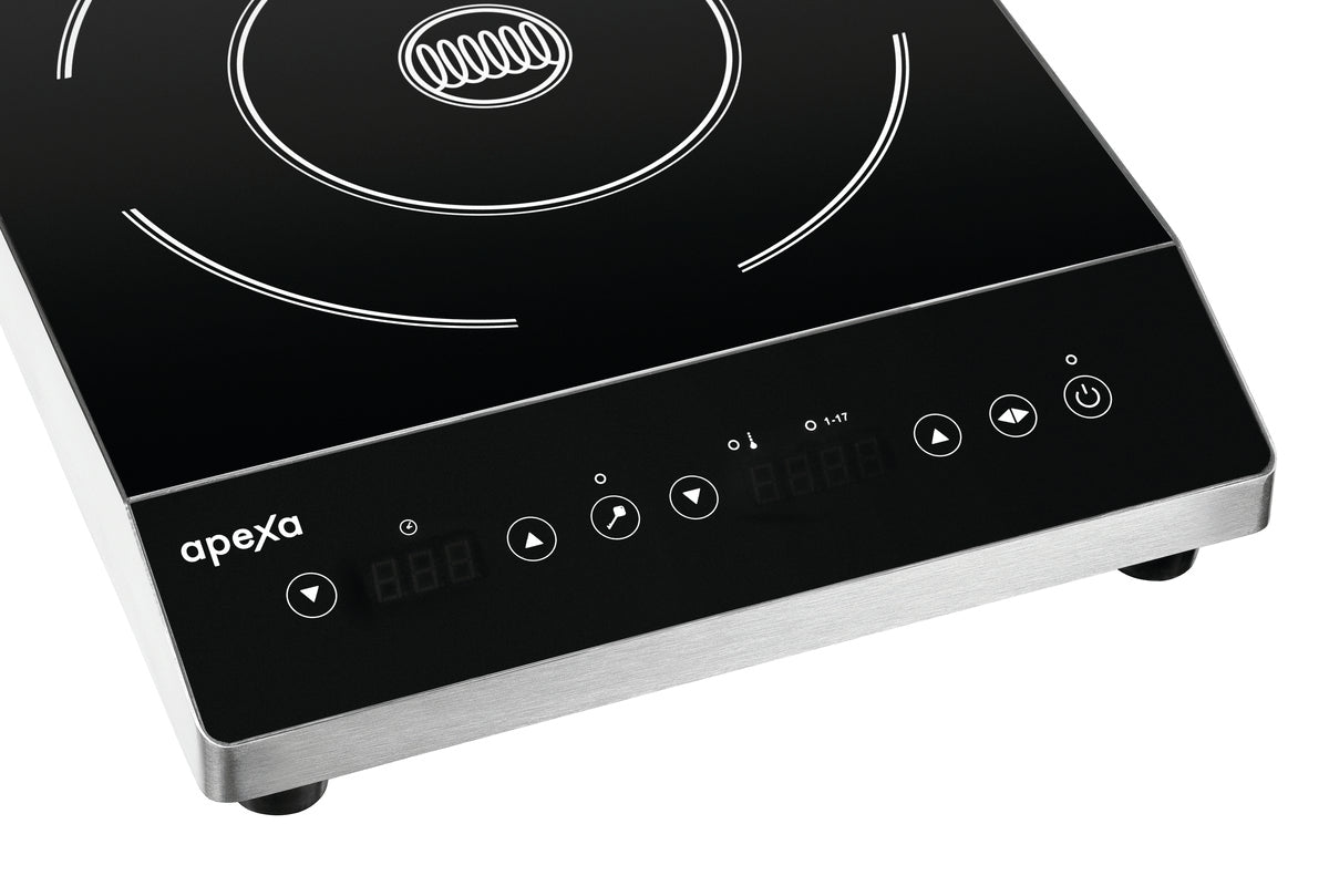 Induktions-Kochfeld, Edelstahl