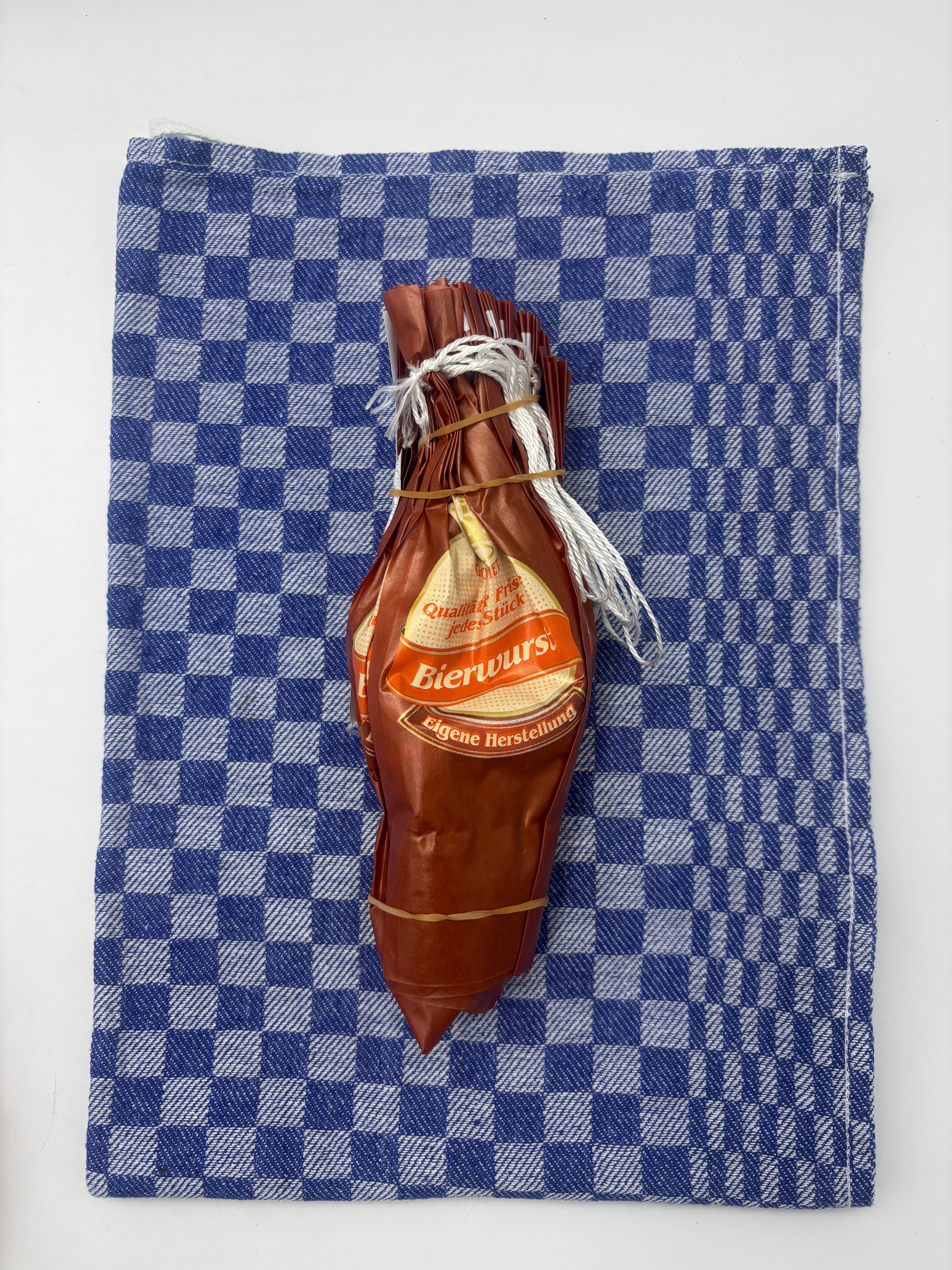 Faserdarm Druck Bierwurst 25 Stück im Bund