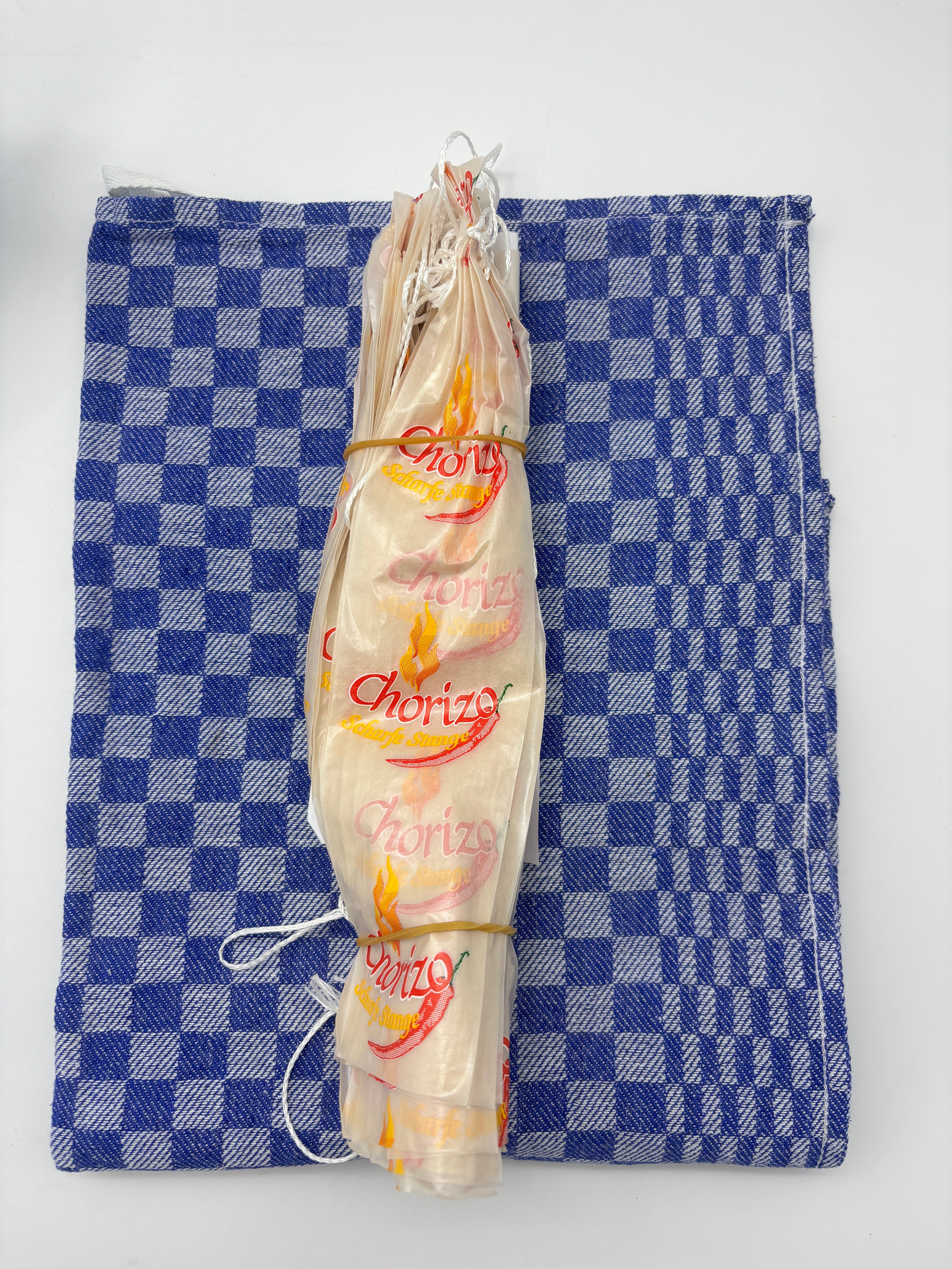 Faserdarm KAL. 40/28 Druck Chorizo scharfe Stange 25 Stück im Bund