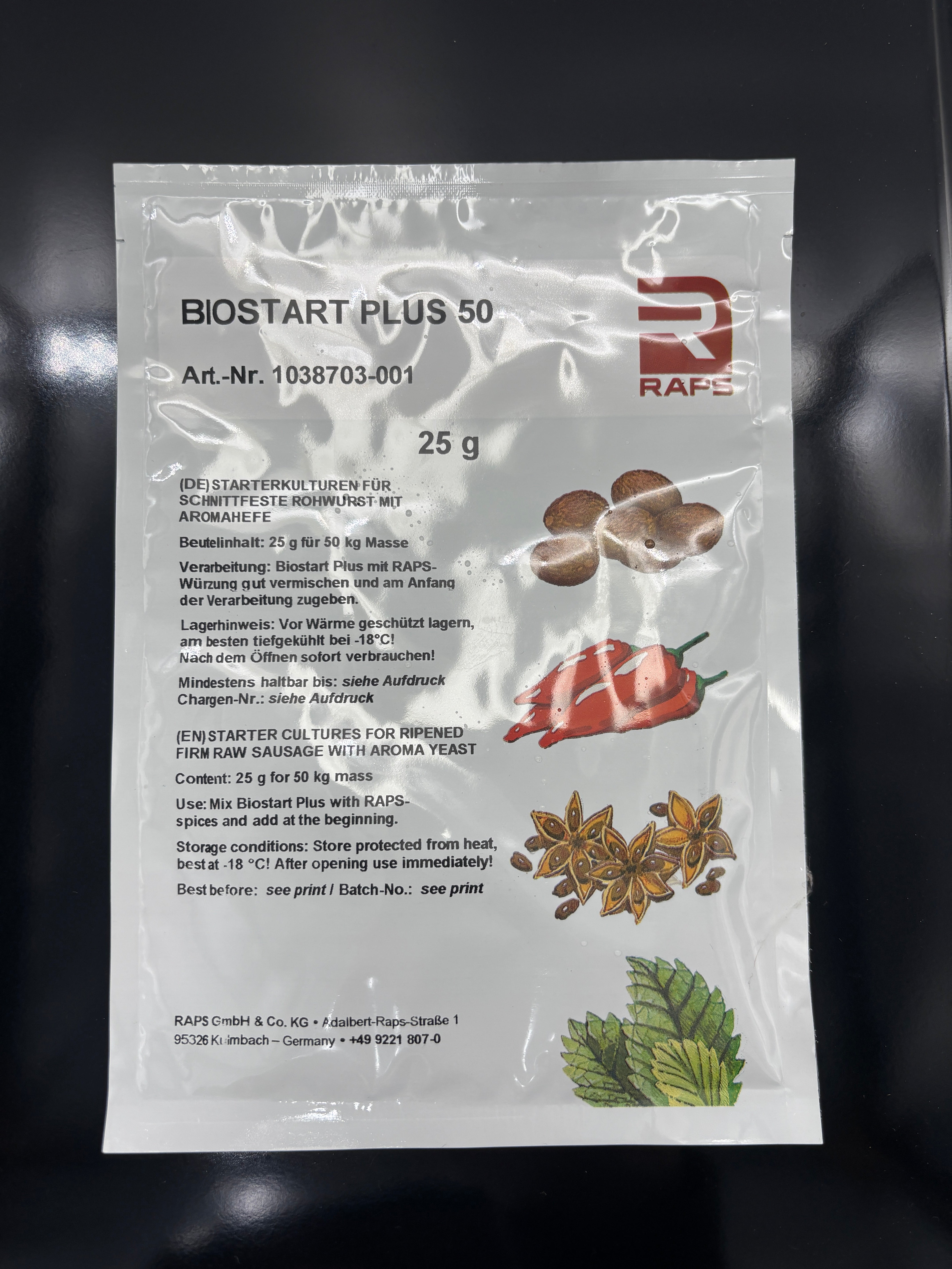 Raps BIOSTART PLUS 50