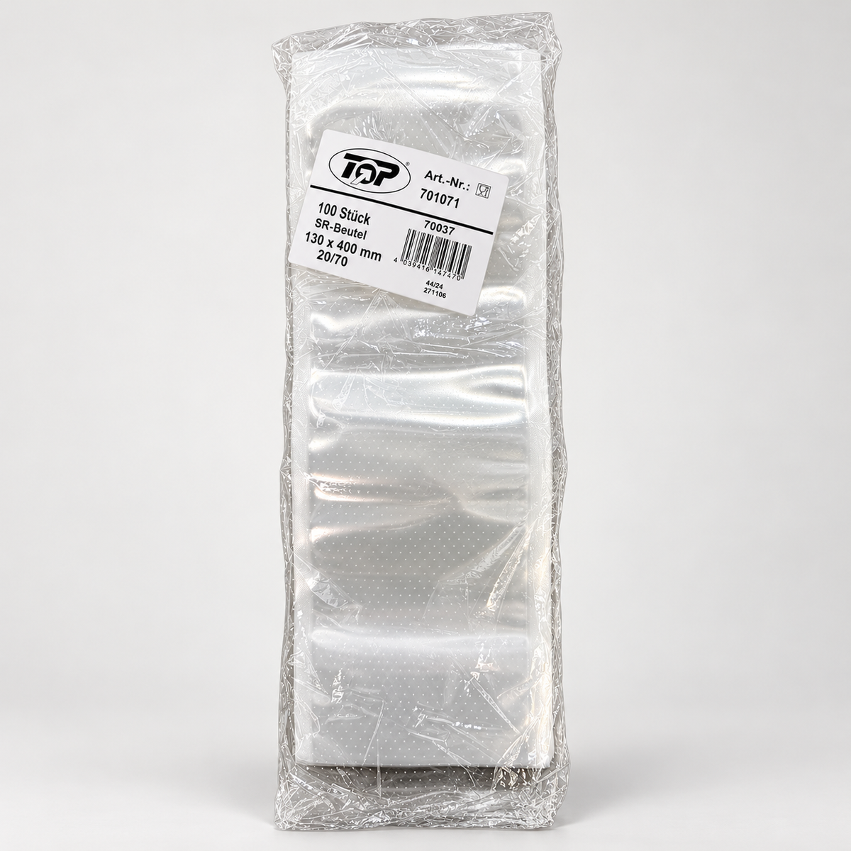 Siegelrandbeutel 130x400, 90µm