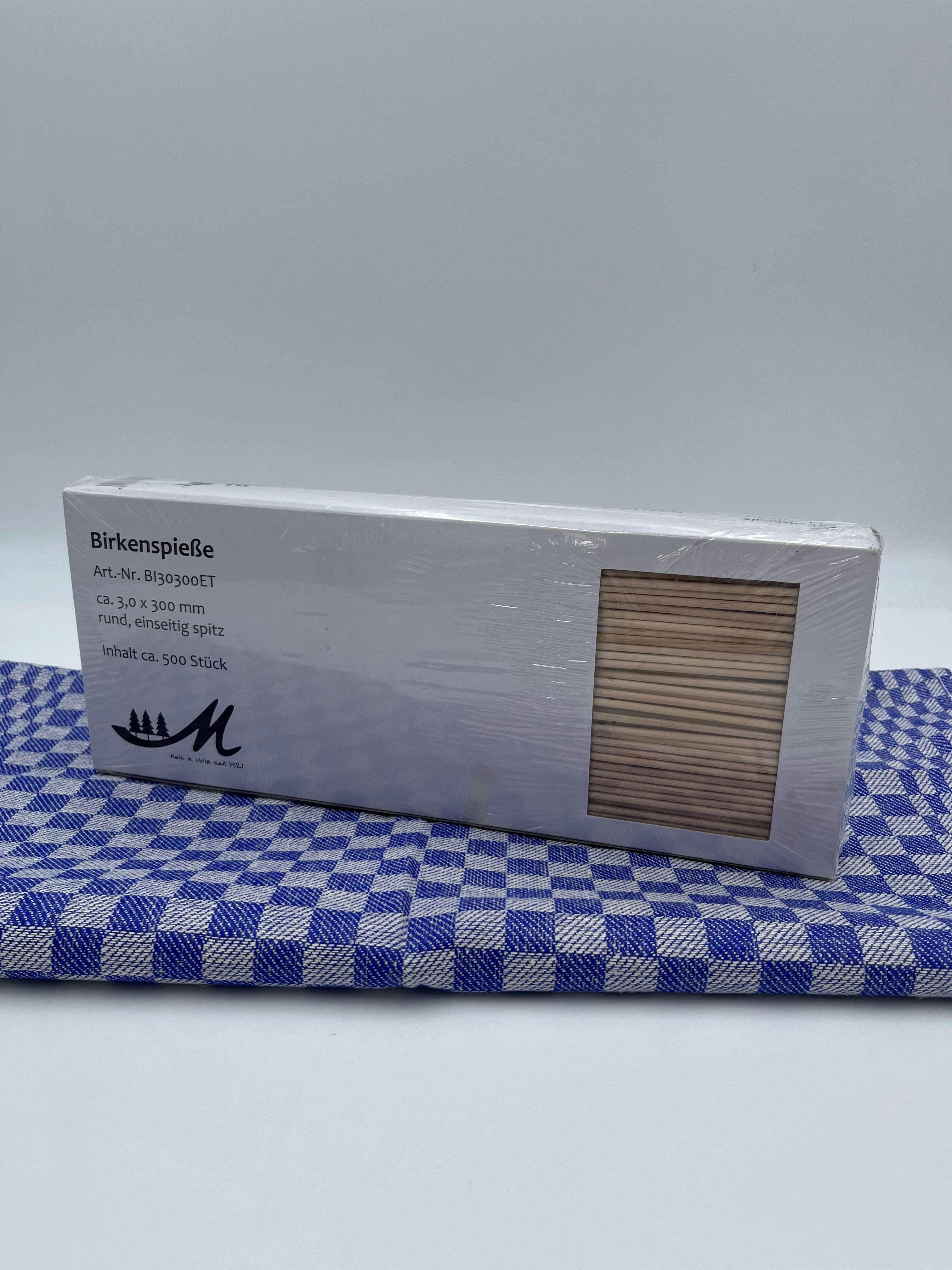 Birkenspieße verschiedene Größen