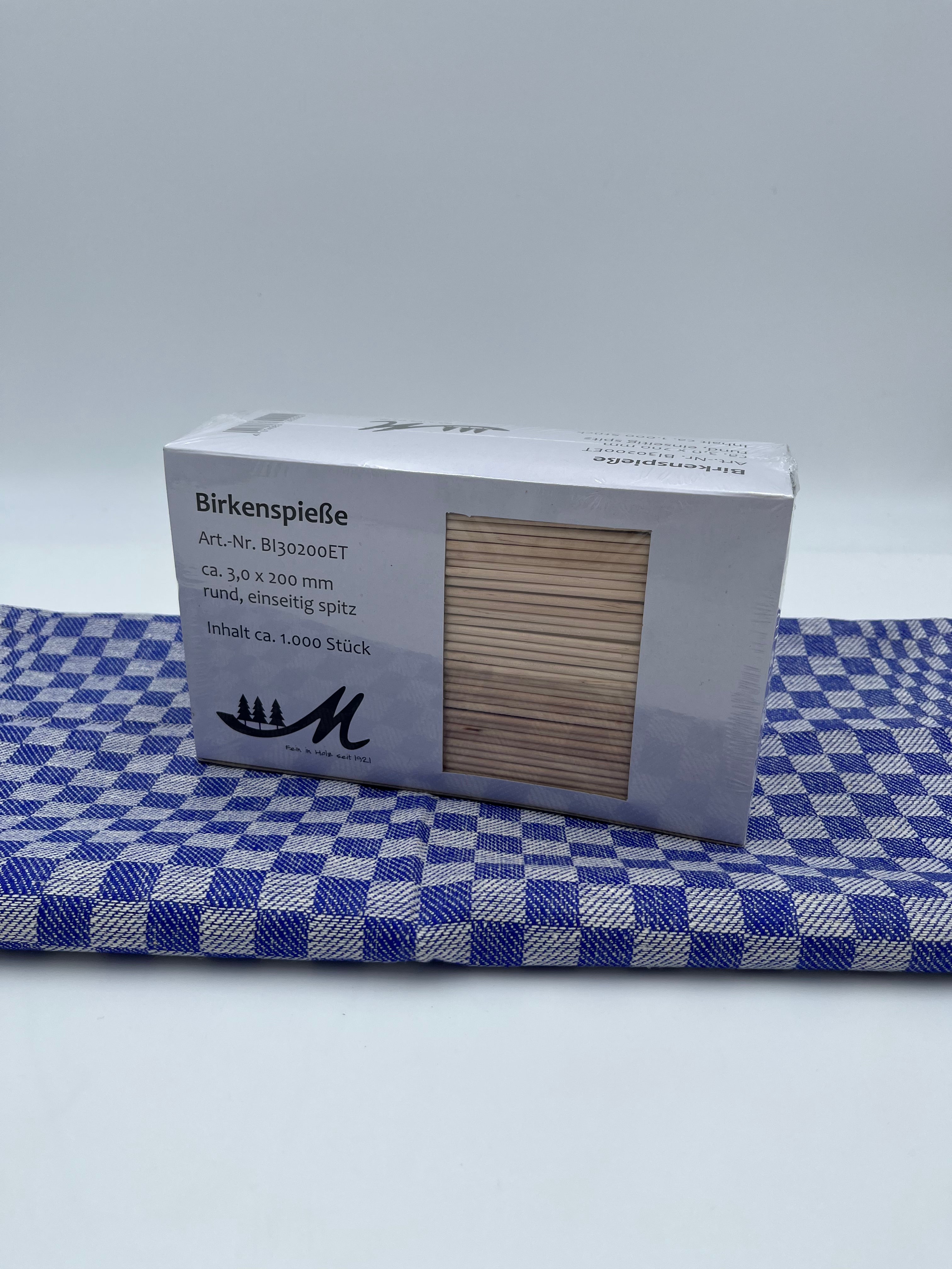 Birkenspieße verschiedene Größen