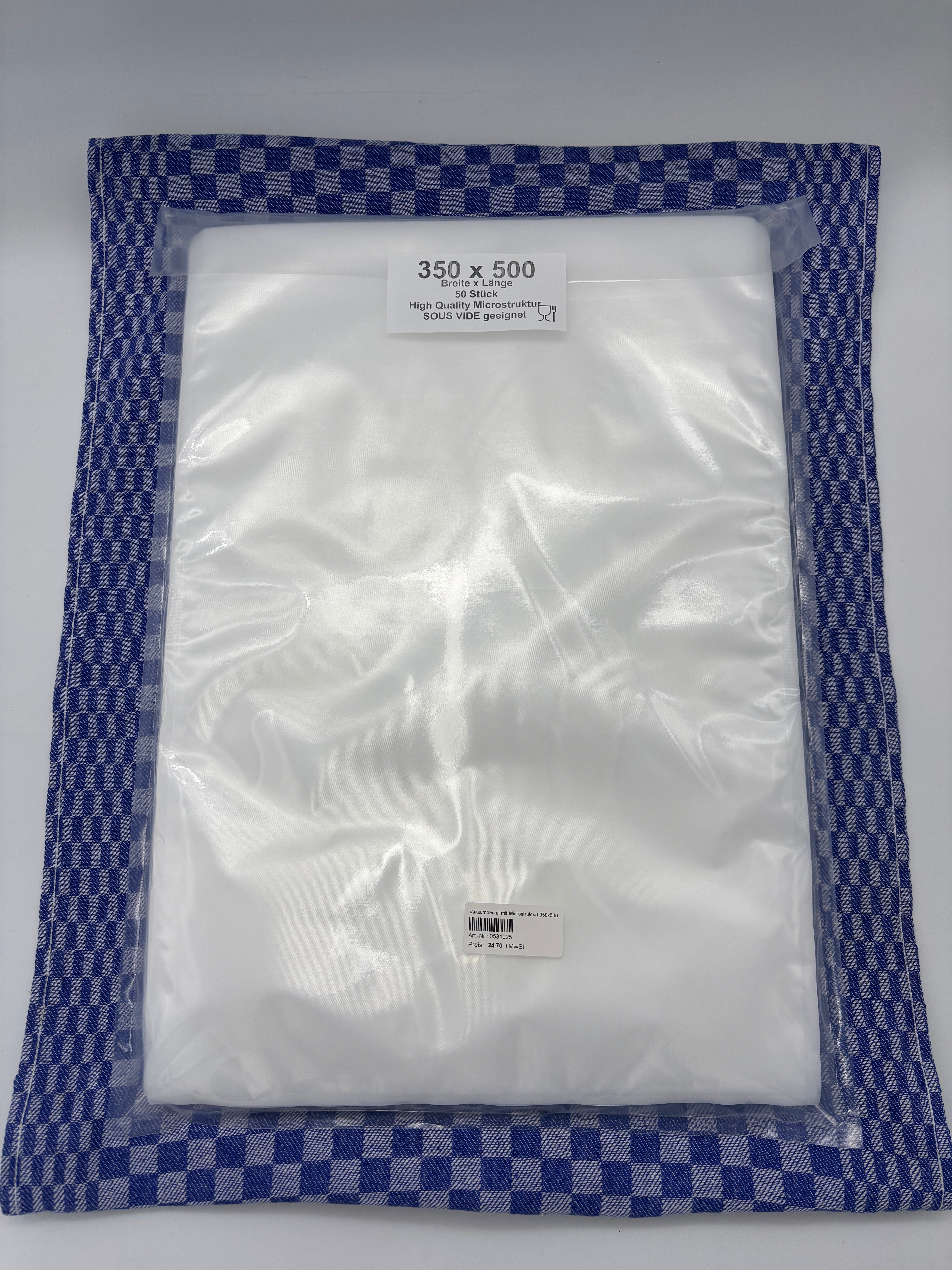 Strukturbeutel 90µ - 350x500