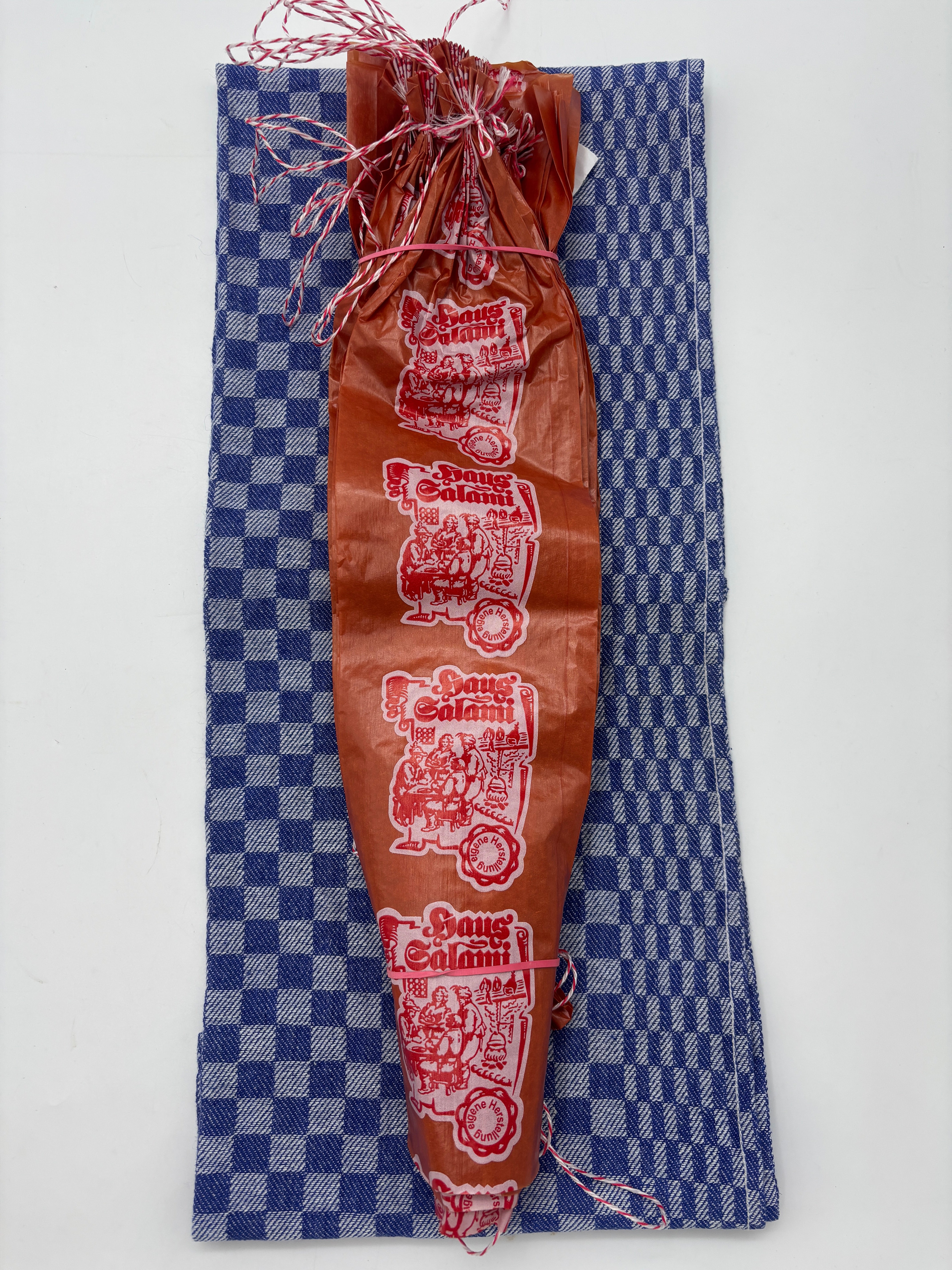 Faserdarm KAL. 75/50 Druck Haussalami á 25 Stk/Bd