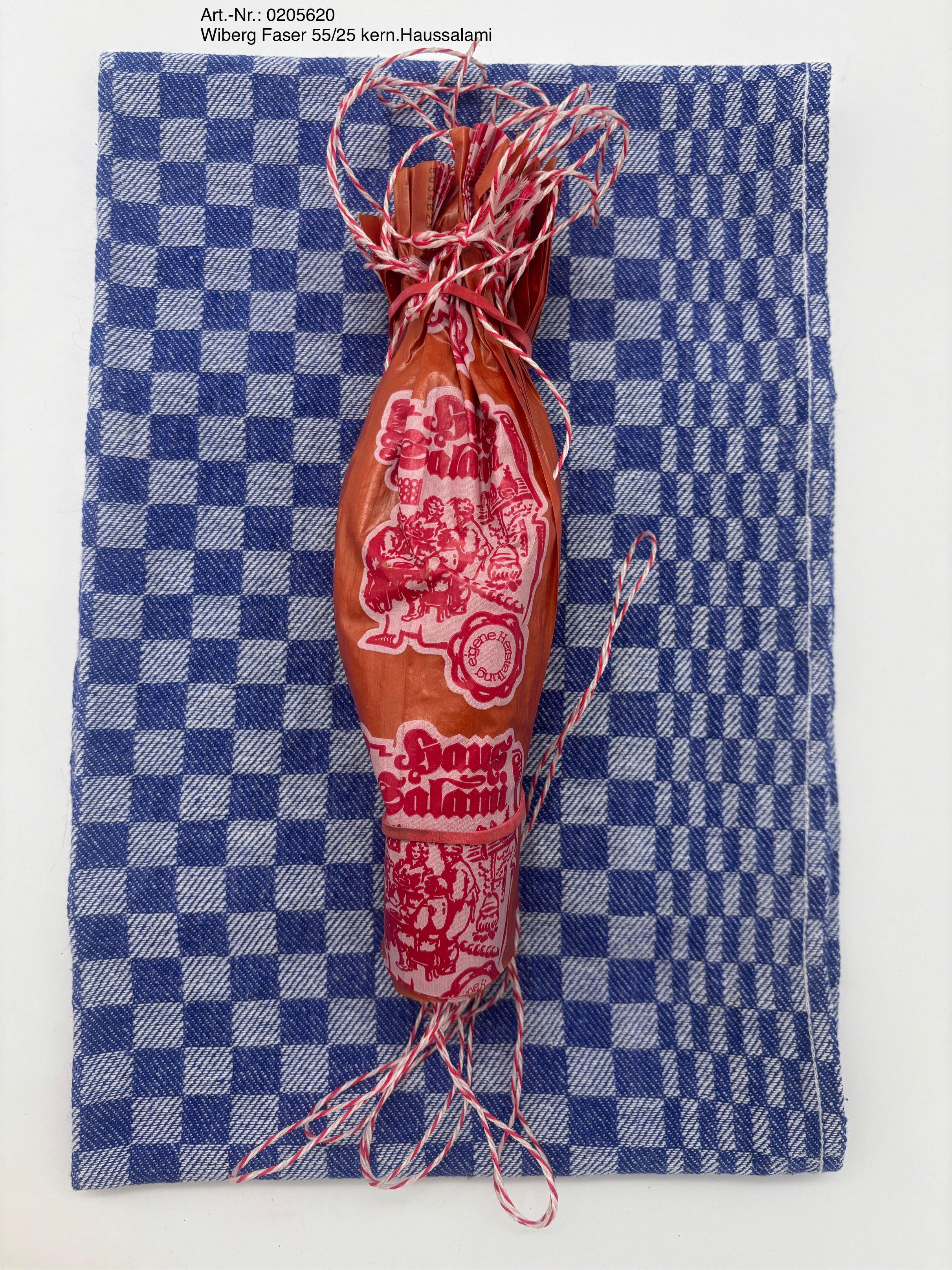 Faserdarm KAL. 55/25 Druck Haussalami á 25 Stück