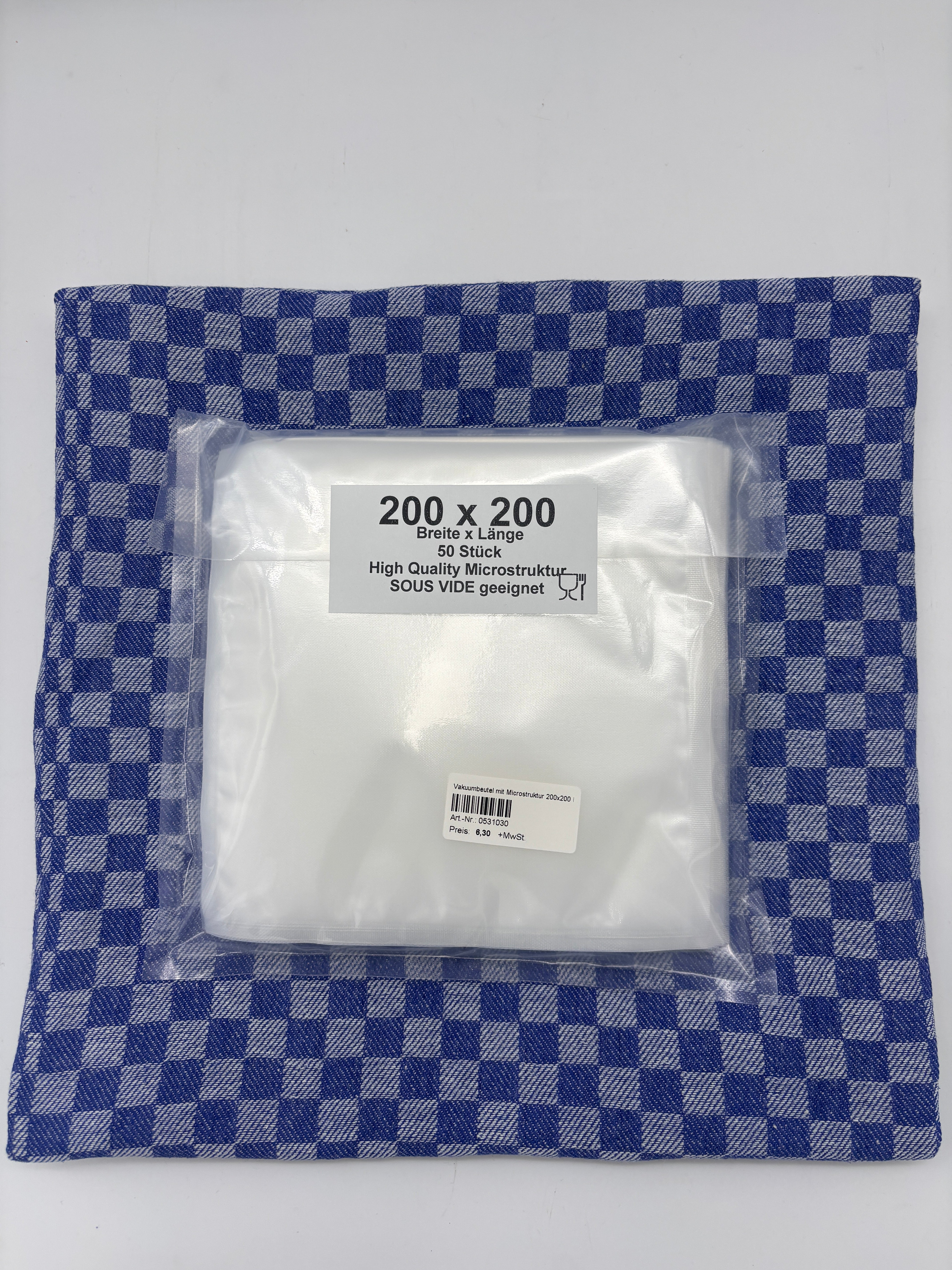 Strukturbeutel 90µ - 200x200