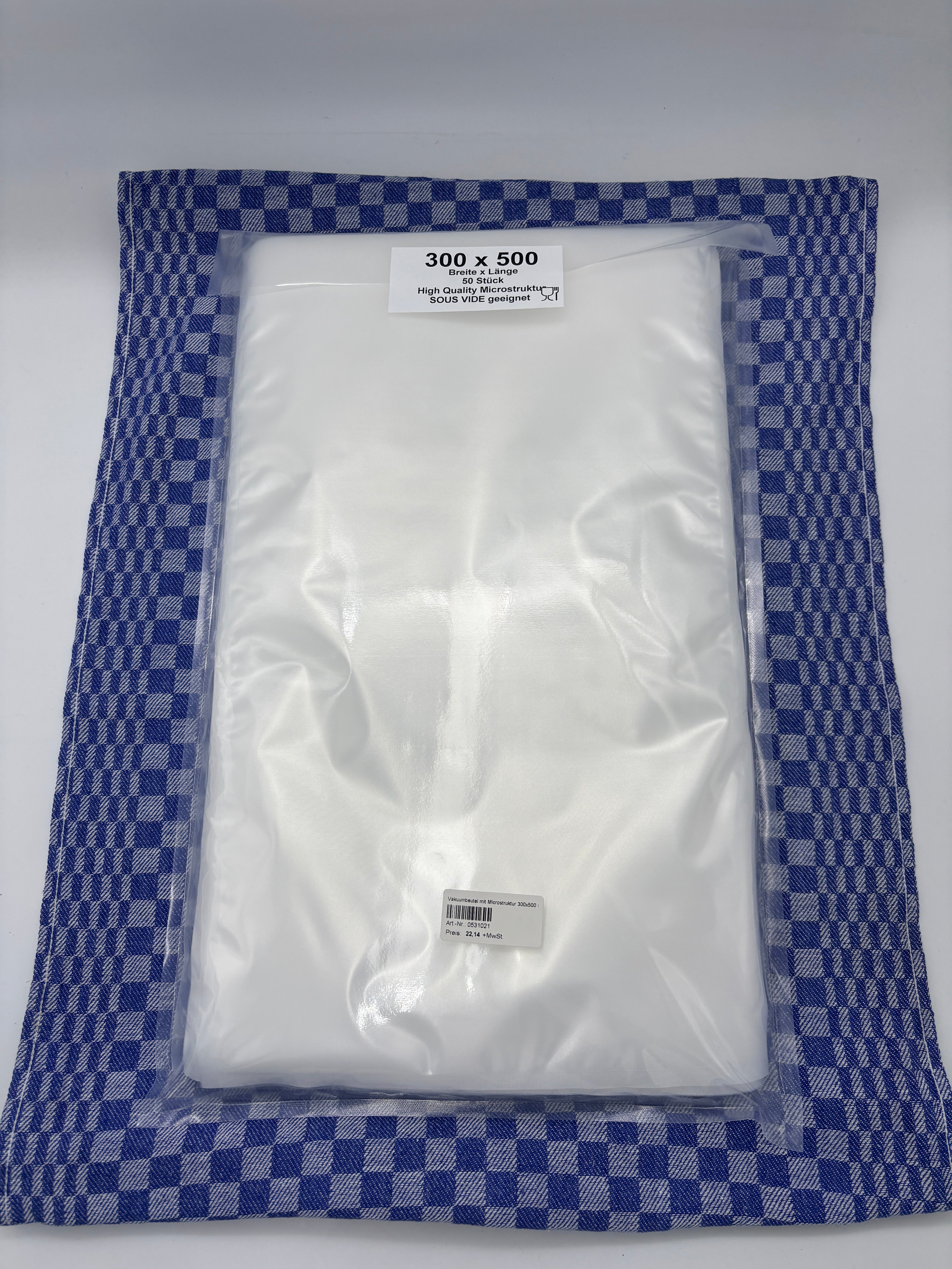 Strukturbeutel 90µ - 300x500