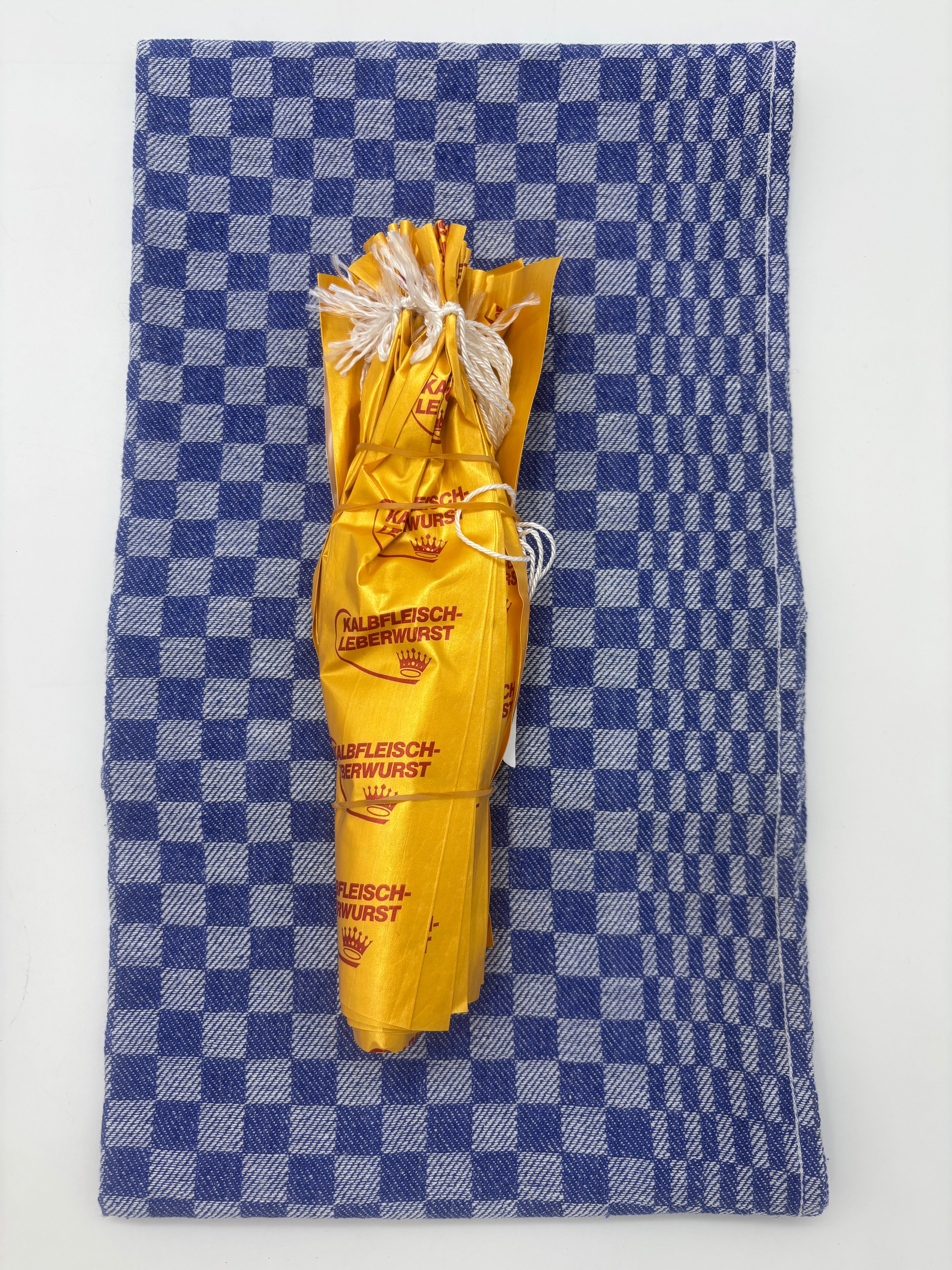 Faserdarrm gold KAL. 45/25 Druck Kalbfleischleberwurst