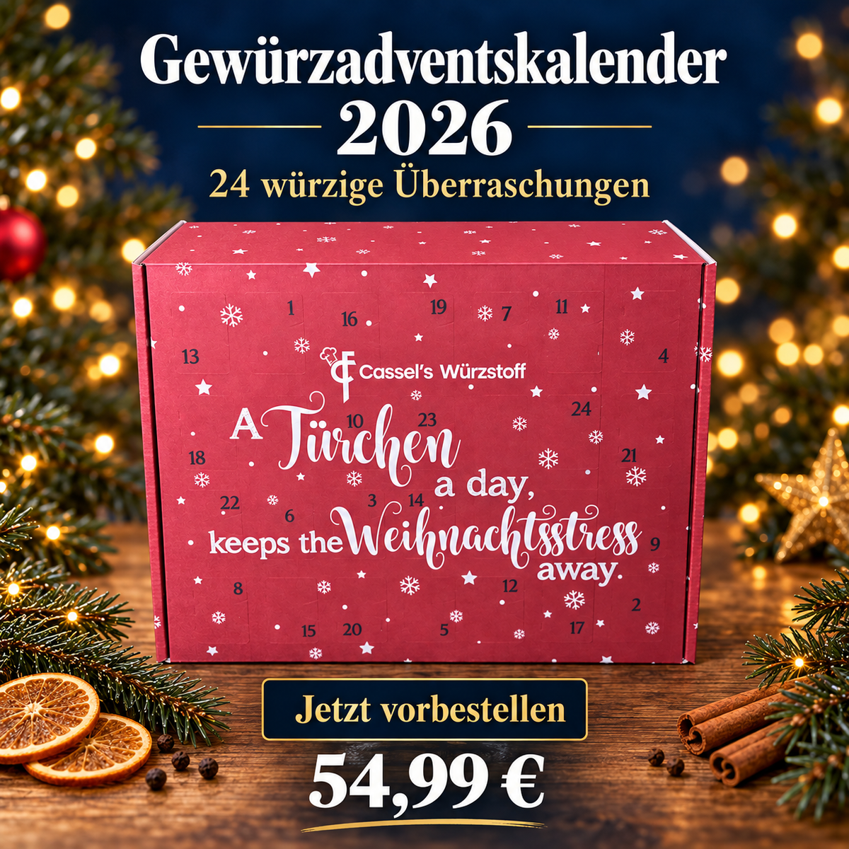 Cassel´s Würzstoff Adventskalender