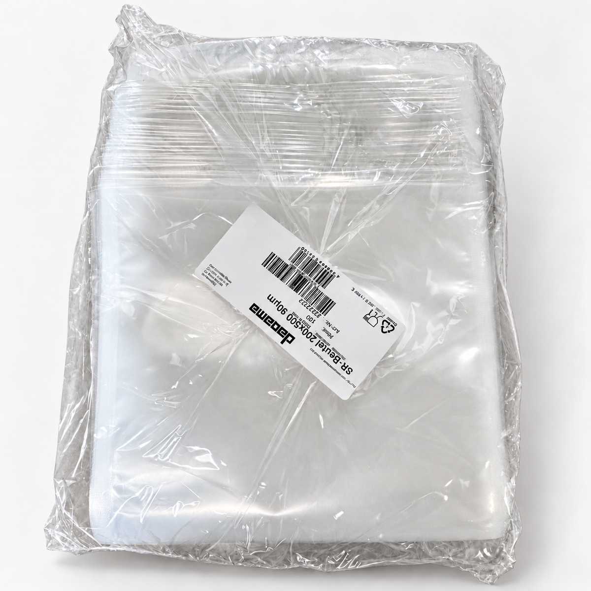 Siegelrandbeutel 200x500, 90 µm