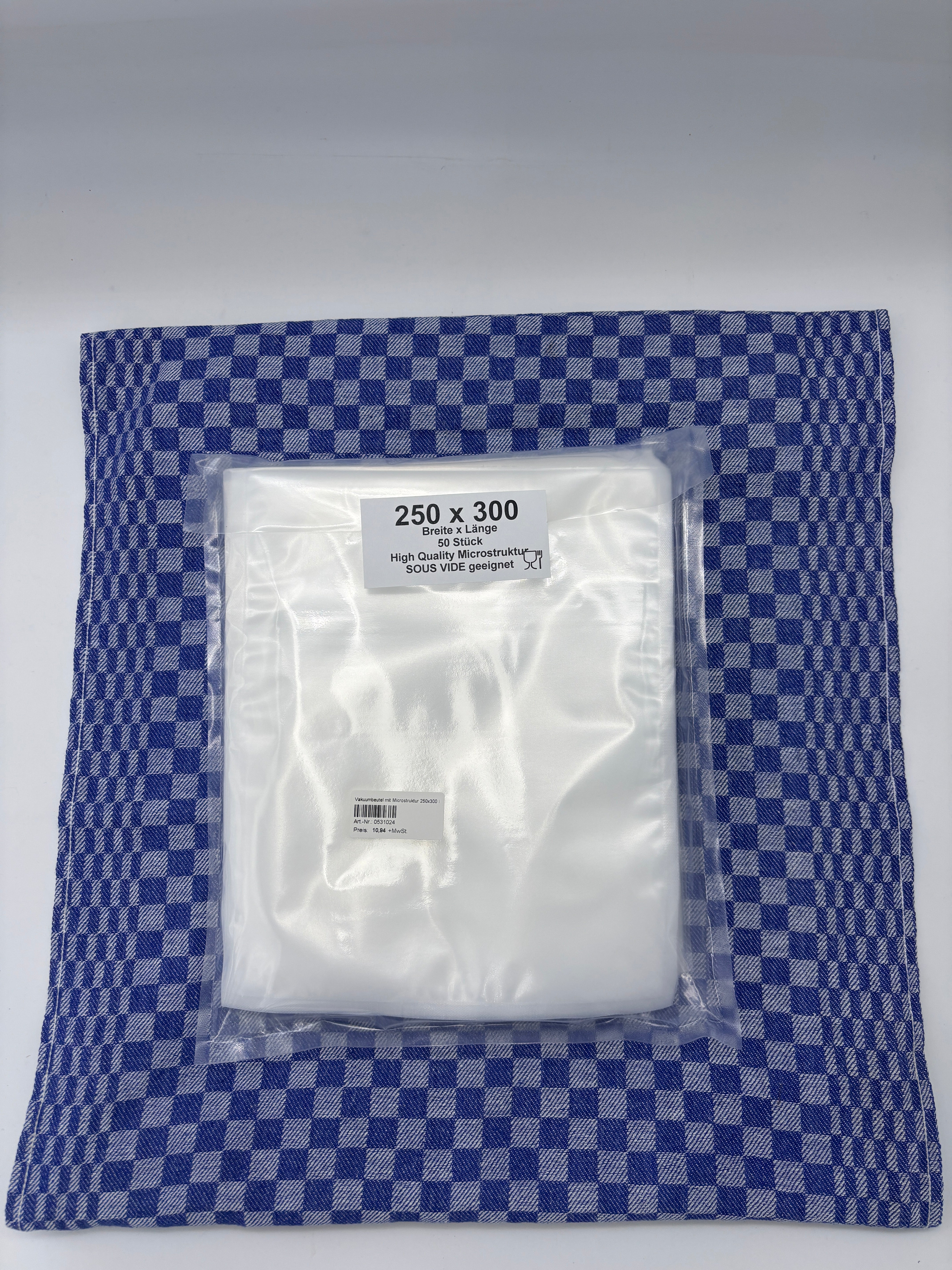 Strukturbeutel 90µ - 250x300