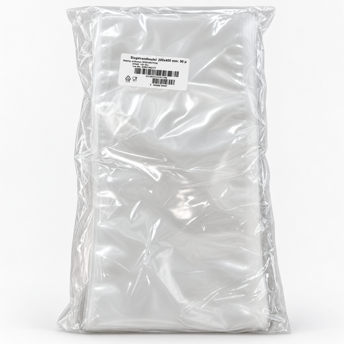 Siegelrandbeutel 200x400, 90 µm