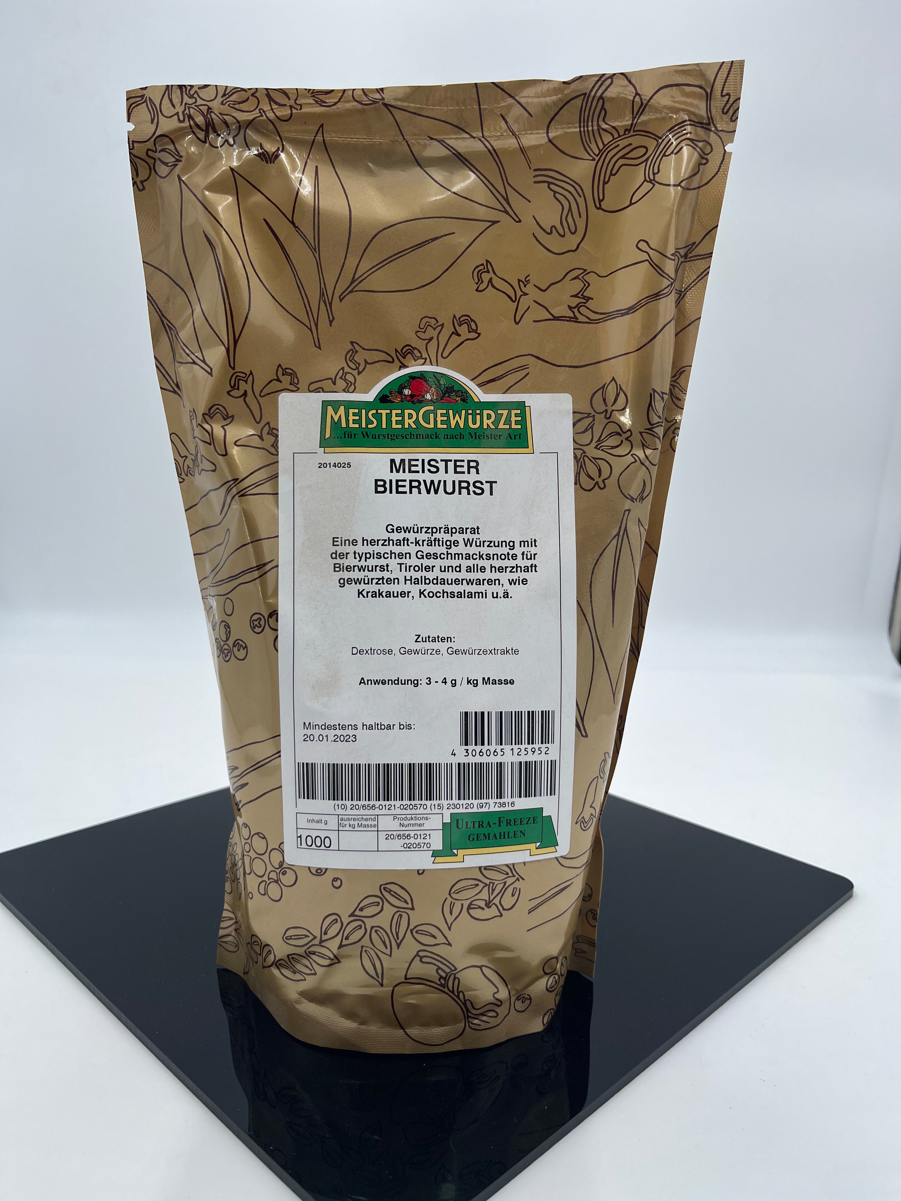 Meister Gewürze - verschiedene Sorten